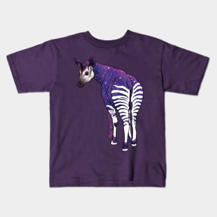 Galaxy Okapi Kids T-Shirt